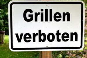 Grillen verboten